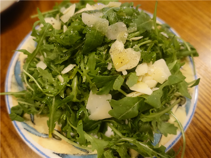 rocket and Parmesan salad